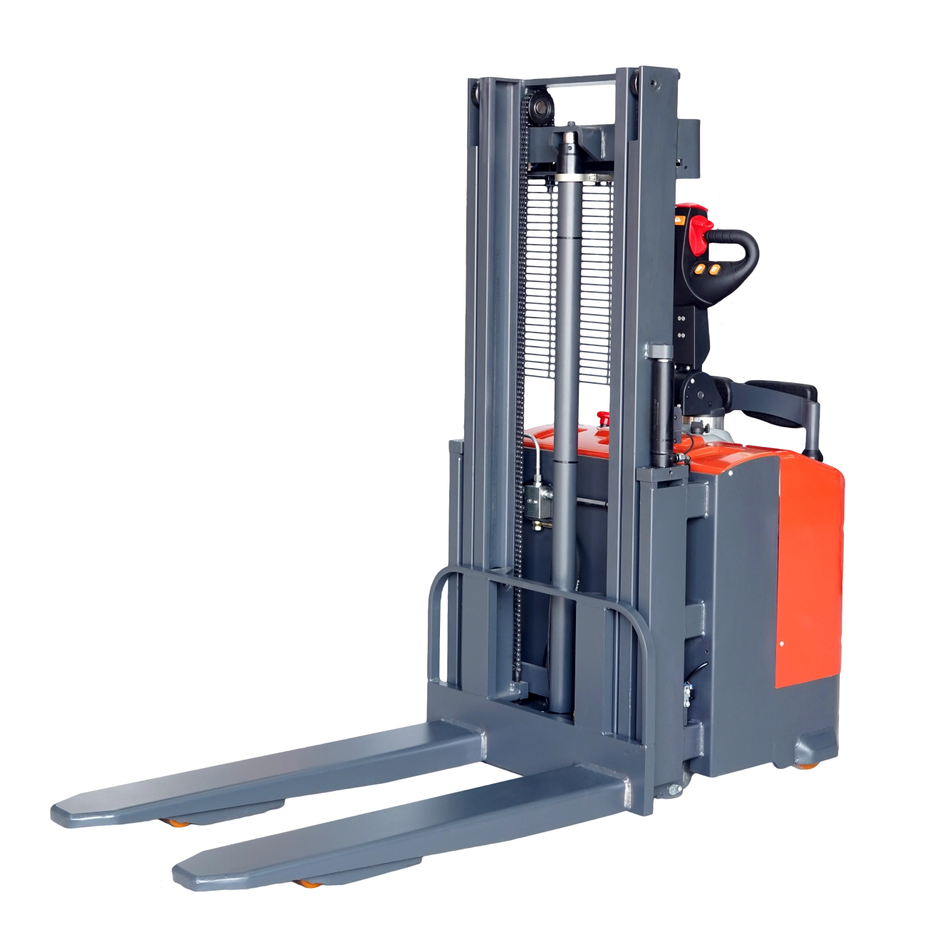Everlift 1.5t 3-3,5m caminhão de caminhão duplo empilhadora elétrica empilhade de paletes de levantamento automático empilhade 