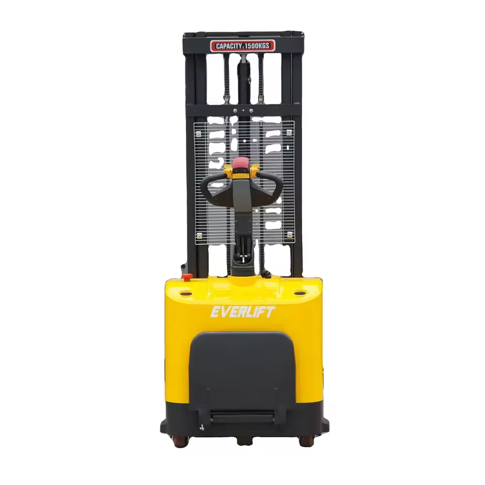 Everlift 1500kgs 1.6m-4m Tipo Elétrico Empilhador Elétrico Completo Preço Armazém Caminhões PU Pneu Empilhadeira Portátil