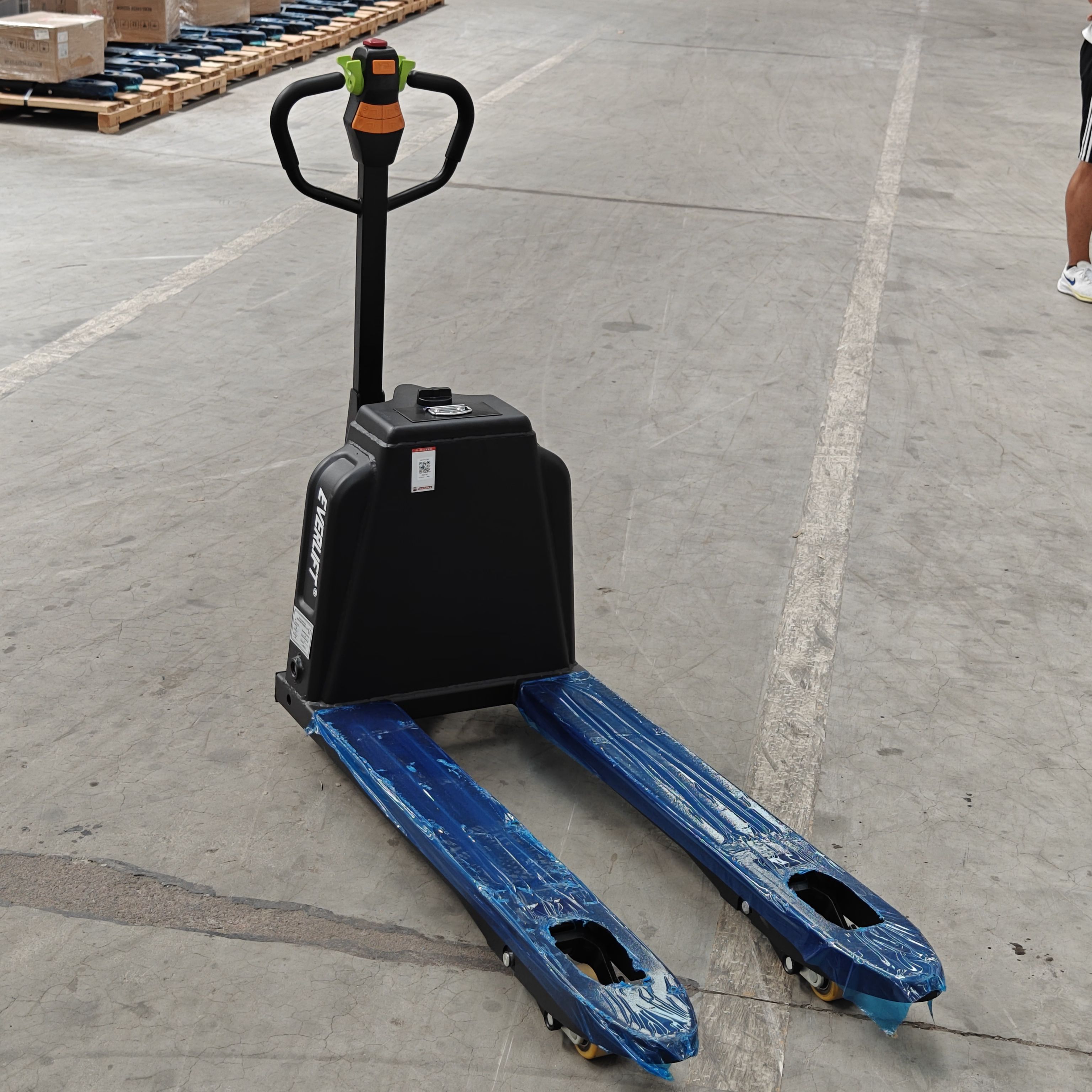 Everlift-palete elétrico, porta-paletes elétrico, 2000kg, 48v, carregador de bateria para porta-paletes elétrico ELEP-15 (tli)