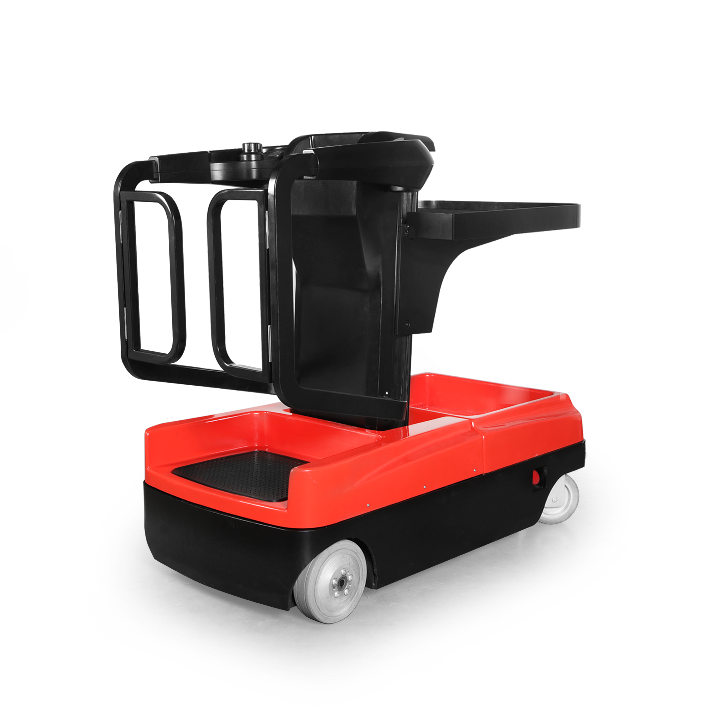 Mini plataforma de trabalho aéreo com acionamento por bateria autopropelida para selecionador de pedidos 3M 4M