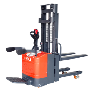 Everlift 1.5t 3-3,5m caminhão de caminhão duplo empilhadora elétrica empilhade de paletes de levantamento automático empilhade 