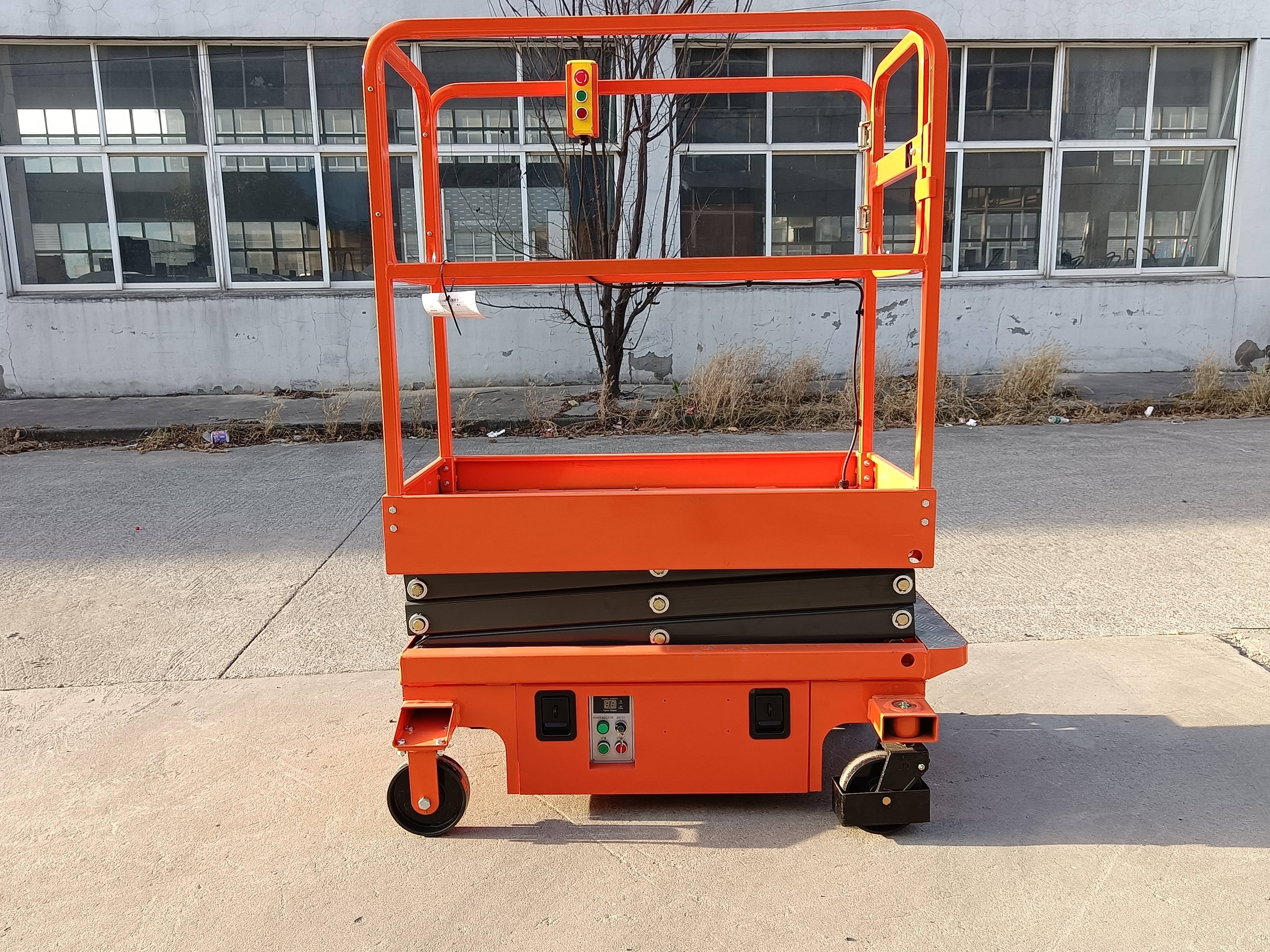 A plataforma de trabalho minúscula elétrica de 3M 4M 4M Scissor a plataforma de trabalho aéreo do elevador 300Kg