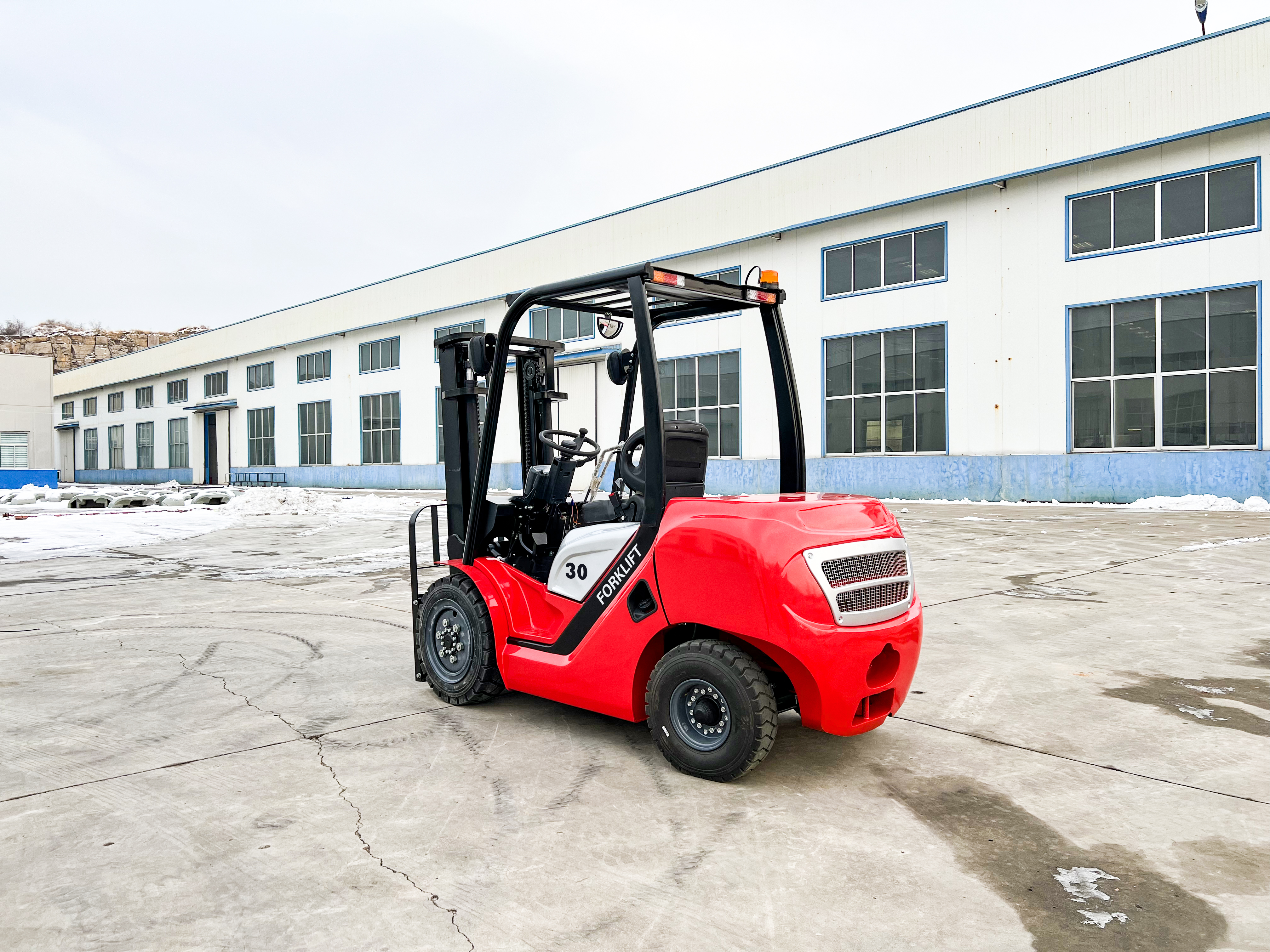 Everlift Empilhadeira Empilhadeiras Diesel Preço FD30 3000kg 3500kg 3m-6m Triplex Mastro Empilhadeiras Pneus Sólidos Deslocador Lateral