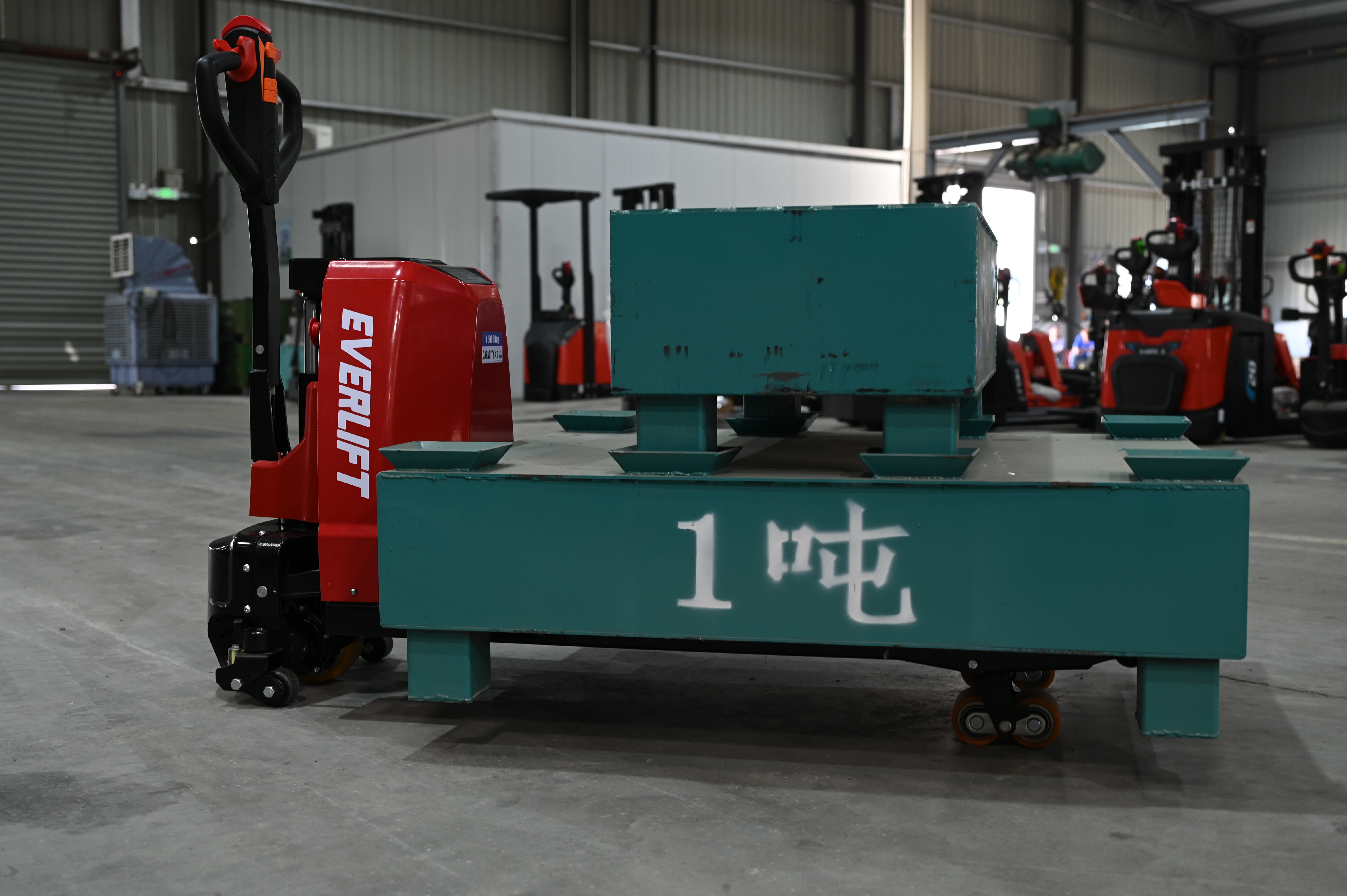 Everlift 1.5ton 2ton Altura de Elevação 200mm Lítio Porta-paletes Elétrico Alimentado por Bateria 