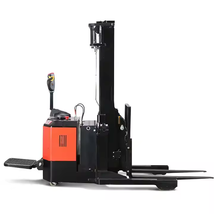 Empilhadeira elétrica Everlift de 1,5 ton, empilhadeira elétrica de alcance de tesoura única com motor CA tesoura e empilhador Walkie
