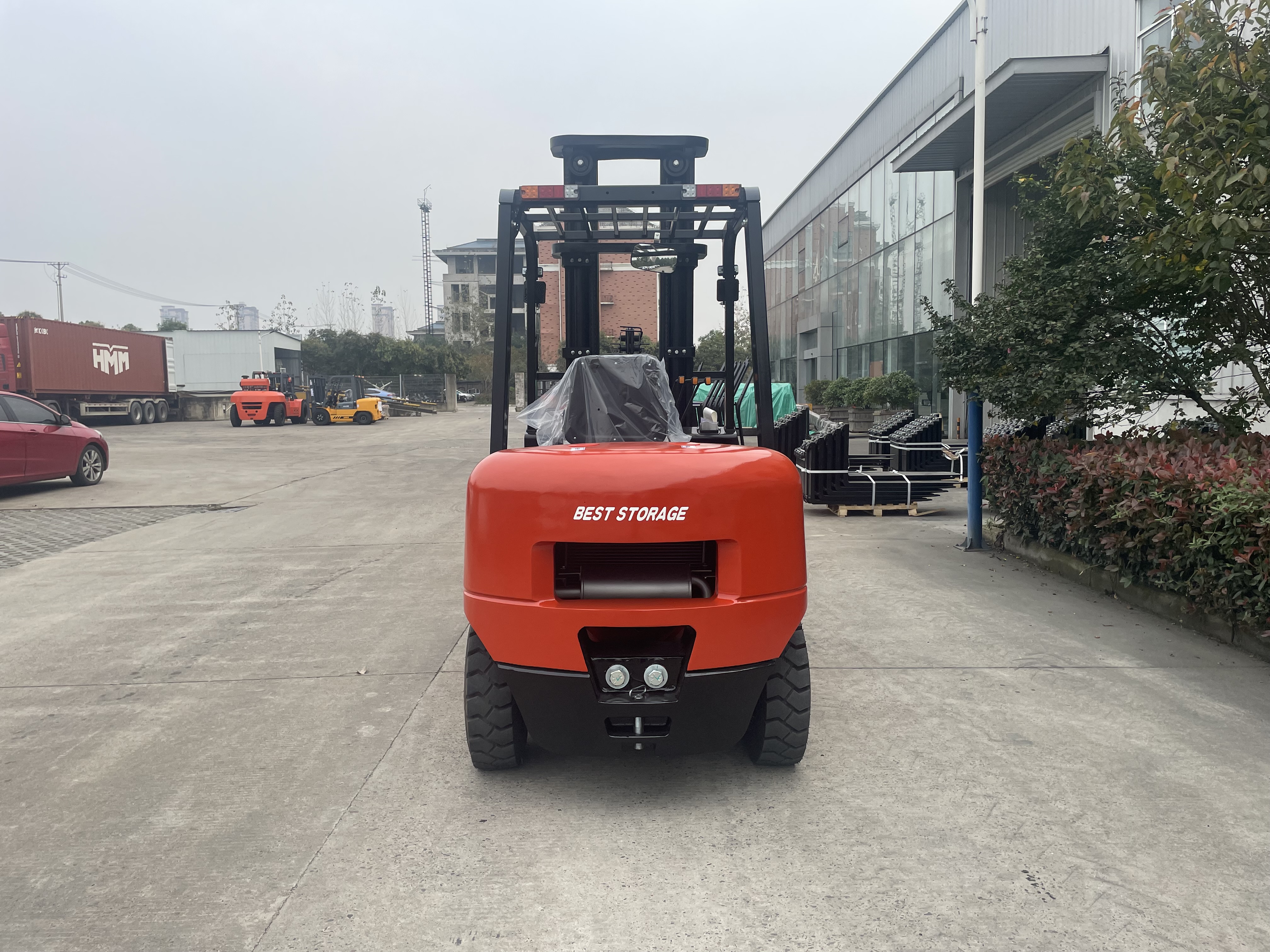 FD30 Everlift Empilhadeira Empilhadeiras a diesel Preço 2500kg 3000kg 3500kg 3m-6m Triplex Mastro GLP Empilhadeiras a gasolina Pneus sólidos Deslocador lateral