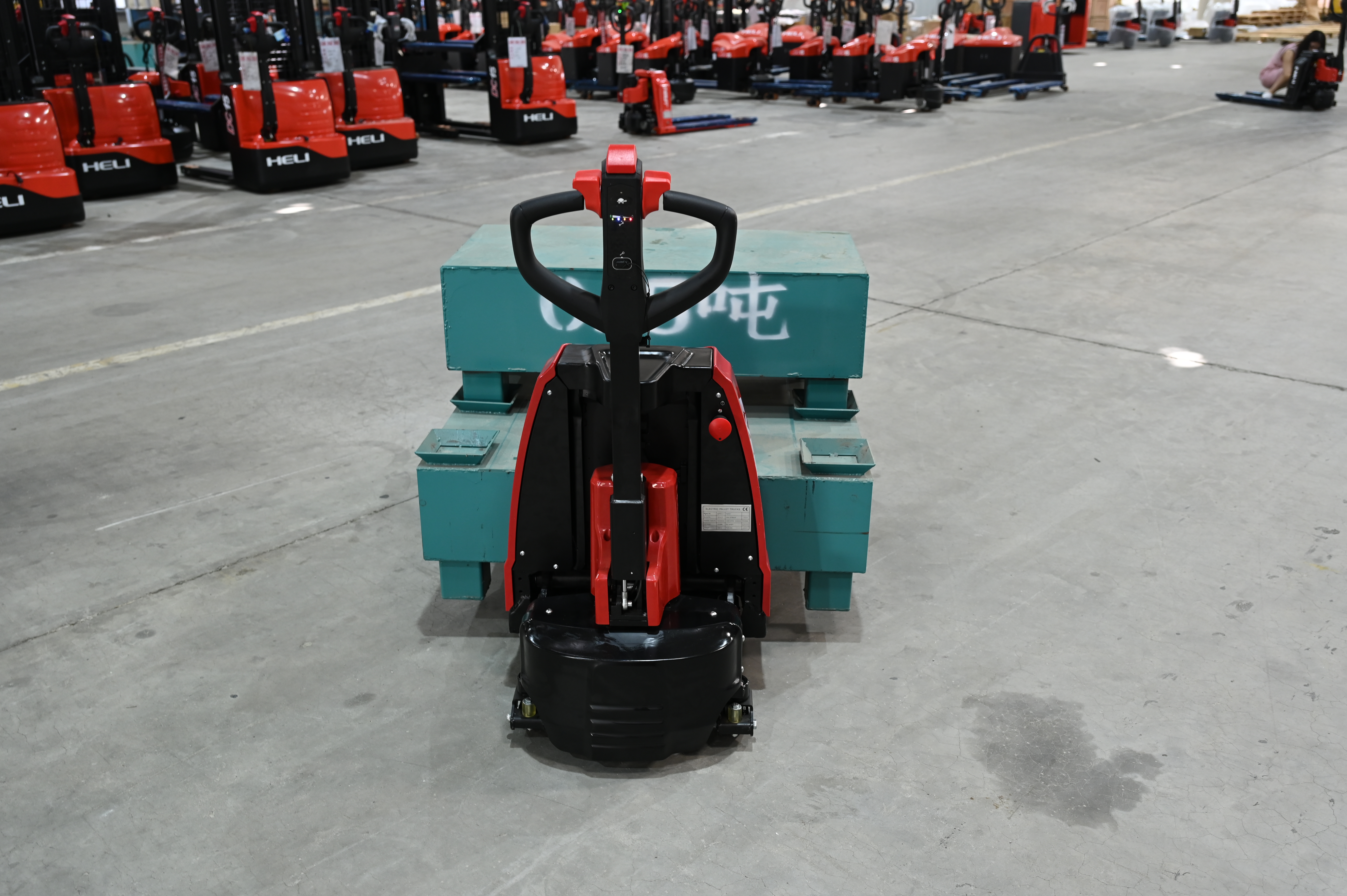 Everlift 1.5ton 2ton Altura de Elevação 200mm Lítio Porta-paletes Elétrico Alimentado por Bateria 