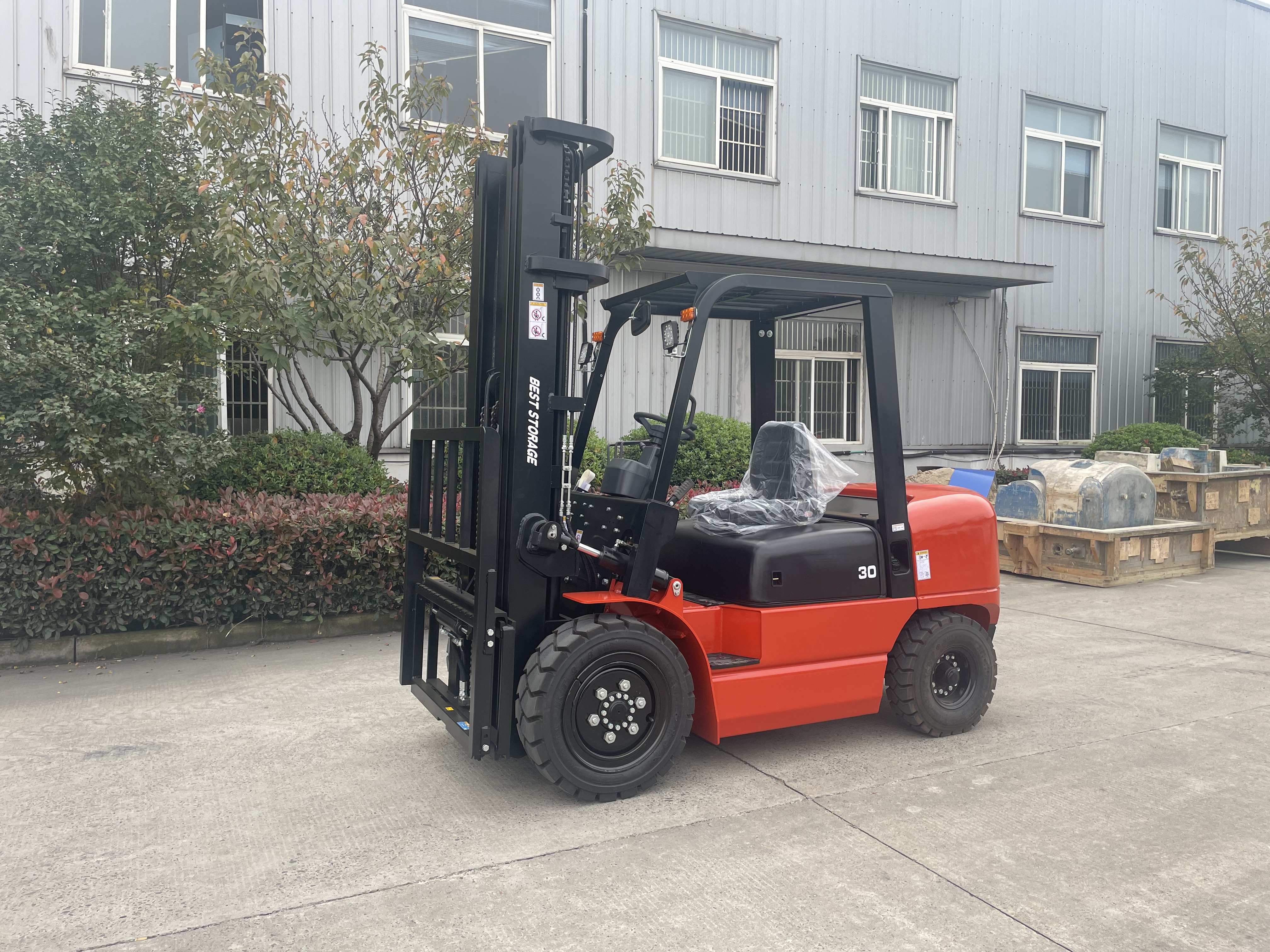 FD30 Everlift Empilhadeira Empilhadeiras a diesel Preço 2500kg 3000kg 3500kg 3m-6m Triplex Mastro GLP Empilhadeiras a gasolina Pneus sólidos Deslocador lateral