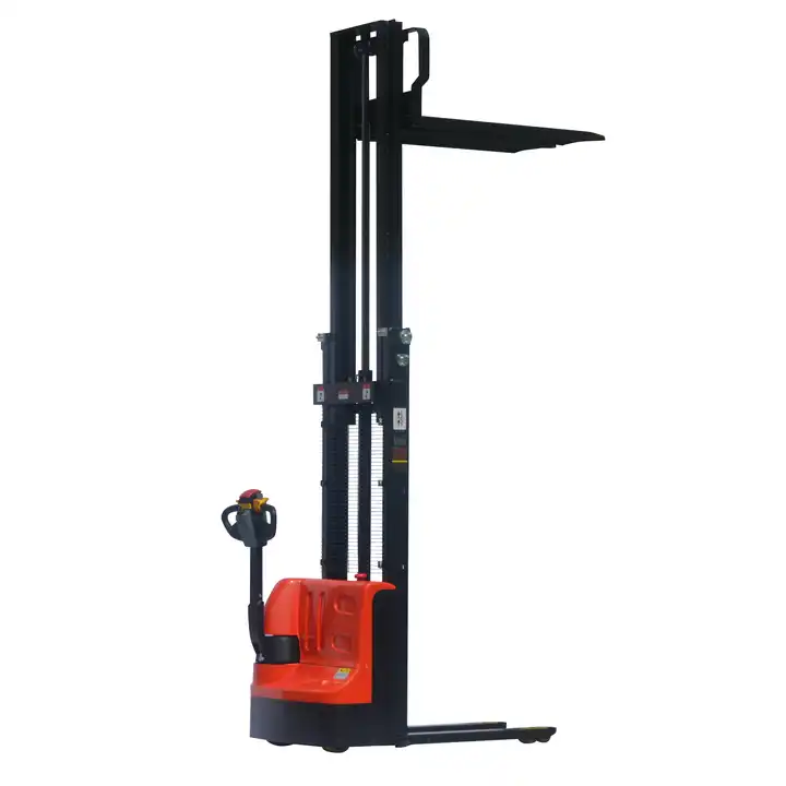 Everlift 1.2 T 1.5T 3M 3.5M Empilhador de paletes elétrico completo Empilhador econômico Empilhador econômico de 3 estágios Shifter lateral Opção de elevação gratuita Preço de fábrica CE