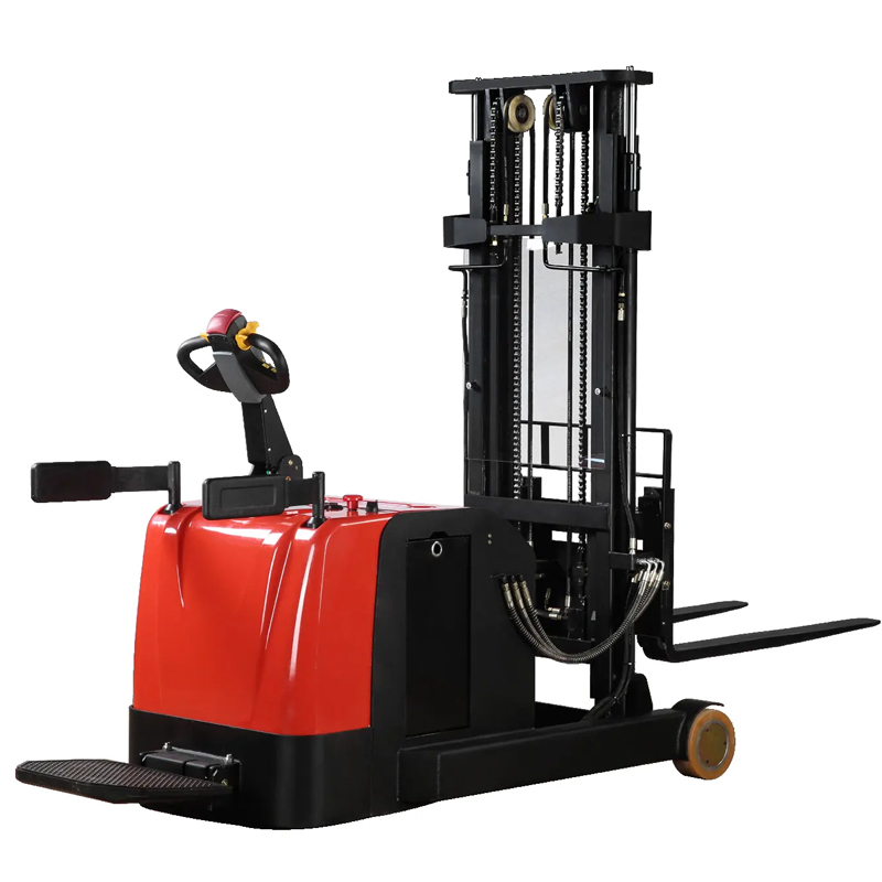 3M-5M 1.2T-2T canais estreitos Paletter Stand em contêiner Electric Reach Stacker