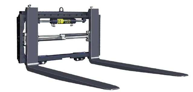 Acessório e peças para empilhadeira da marca Everlift, posicionador de garfo, série K/G