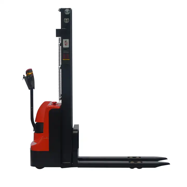 Everlift 1.2 T 1.5T 3M 3.5M Empilhador de paletes elétrico completo Empilhador econômico Empilhador econômico de 3 estágios Shifter lateral Opção de elevação gratuita Preço de fábrica CE