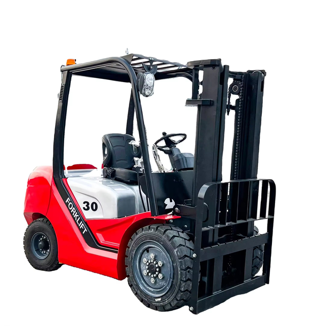 Everlift Empilhadeira Empilhadeiras Diesel Preço FD30 3000kg 3500kg 3m-6m Triplex Mastro Empilhadeiras Pneus Sólidos Deslocador Lateral