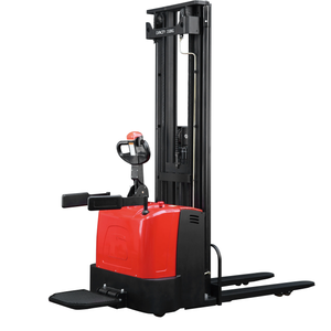 Everlift Material Handling Walkie Stacker1.5t 2ton 4m-6.2m Rider Type com plataforma Empilhadeira portátil Preço de empilhadeira
