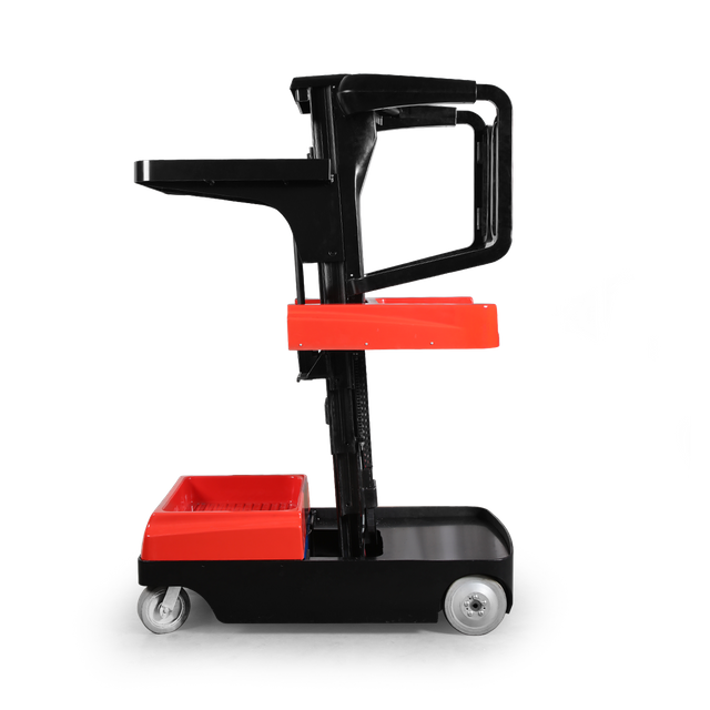 Mini plataforma de trabalho aéreo com acionamento por bateria autopropelida para selecionador de pedidos 3M 4M